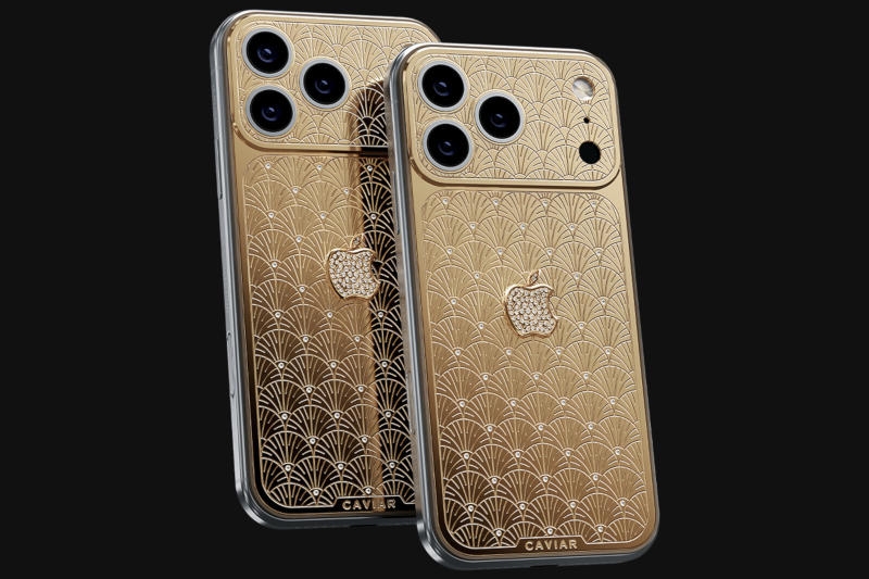 Caviar представила тройку золотых iPhone 17 Pro по цене до 6 млн рублей: Palmette, Bitcoin и Solar