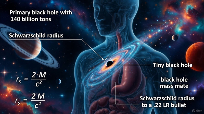 Что будет, если чёрная дыра пролетит через человека? Учёные впервые дали научный ответ