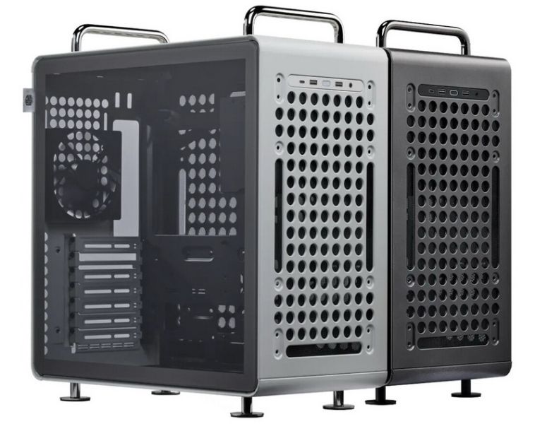 Cooler Master представила дырчатый&nbsp;корпус Qube 540&nbsp;с выступающими ручками и ножками