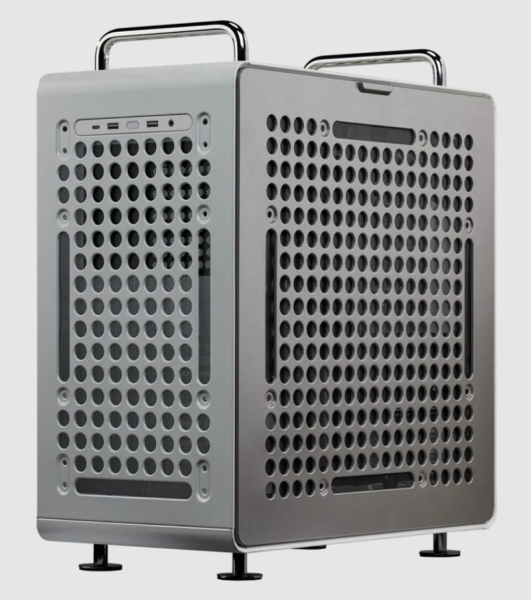 Cooler Master представила дырчатый&nbsp;корпус Qube 540&nbsp;с выступающими ручками и ножками