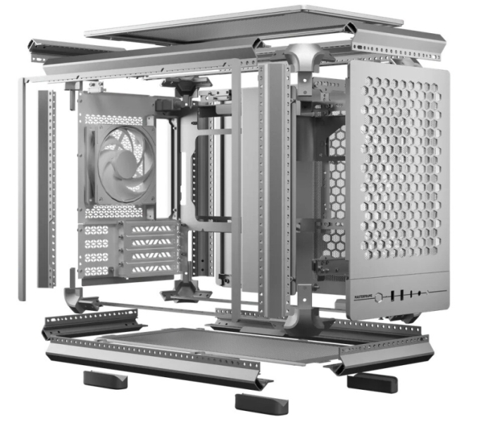 Cooler Master выпустила компактный модульный корпус MasterFrame 400 Mesh с перфорированным фронтом