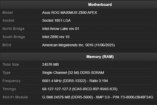DDR5 раскочегарили до 13 322 МГц: рекорд разгона памяти обновлён четвёртый раз за месяц