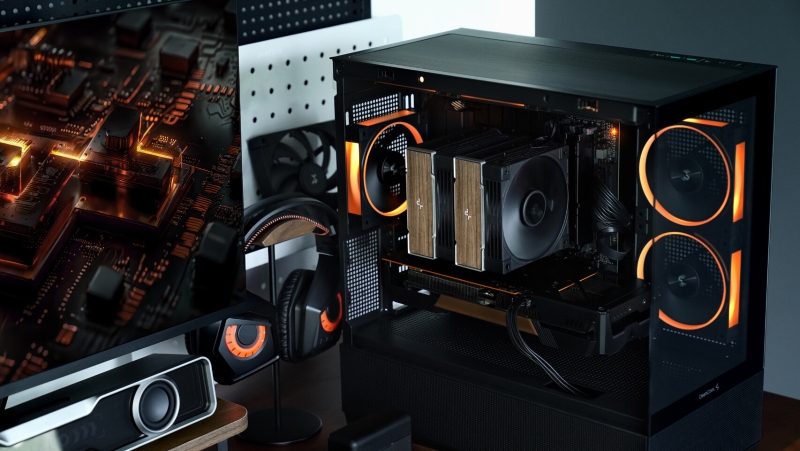 DeepCool представила кулеры AK G2 и AK G2 Digital Nyx с декоративными крышками под дерево и цифровыми дисплеями