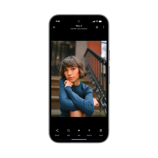 Google научила &laquo;Фото&raquo; снимать очки, добавлять улыбку и менять стиль по слову пользователя