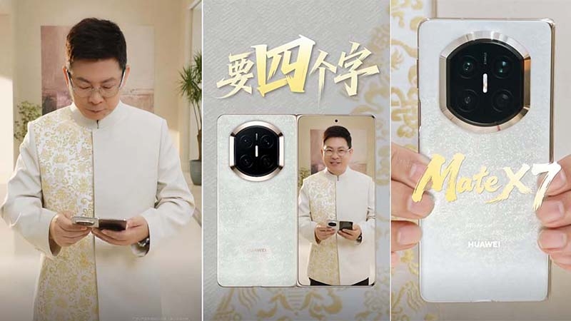 Huawei похвасталась высокой надёжностью складного смартфона Mate X7 и заодно раскрыла его дизайн