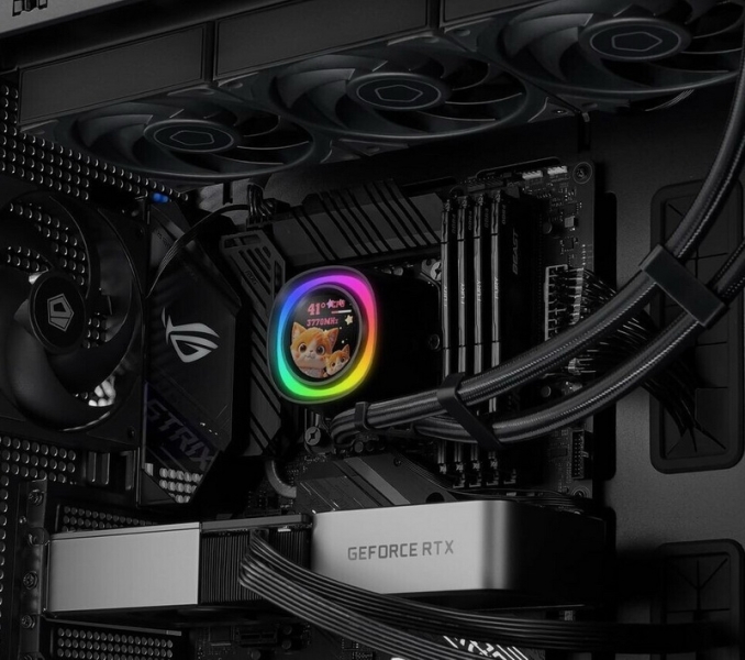 ID-Cooling представила СЖО FX360 LCD, FX360 LCD PE и FX360 TD с круглыми экранами