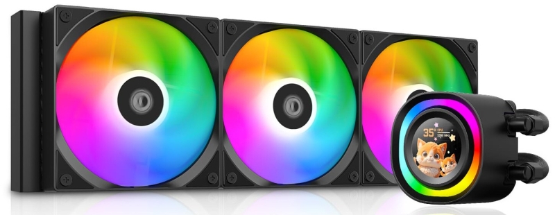 ID-Cooling представила СЖО FX360 LCD, FX360 LCD PE и FX360 TD с круглыми экранами