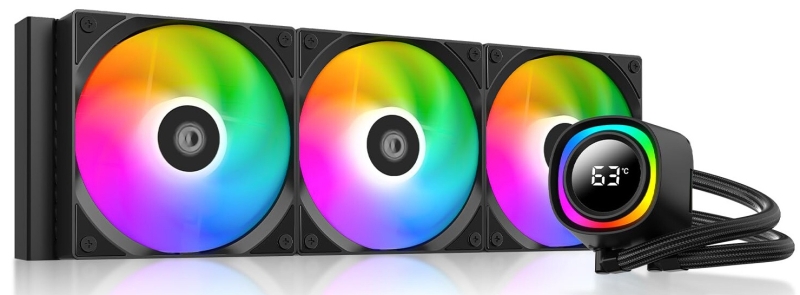 ID-Cooling представила СЖО FX360 LCD, FX360 LCD PE и FX360 TD с круглыми экранами