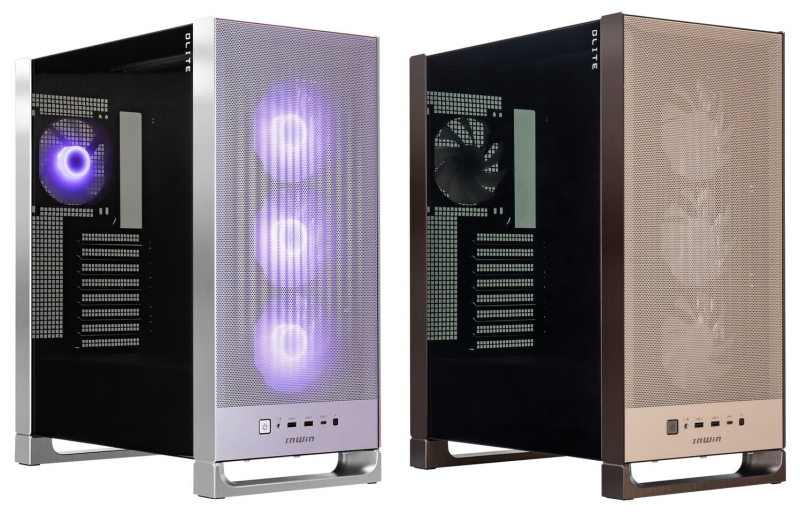 InWin выпустила корпус Dlite с премиальным дизайном и четвёркой ARGB-вентиляторов в комплекте