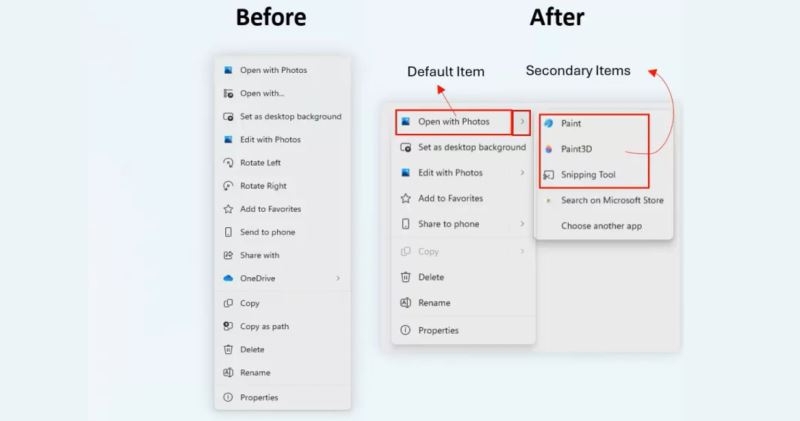Microsoft признала, что контекстное меню Windows 11 перегружено &mdash; это исправят в приложениях WinUI