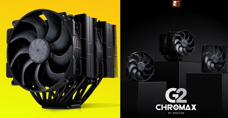 Noctua выпустила чёрный флагманский кулер NH-D15 G2 chromax.black по цене от $160