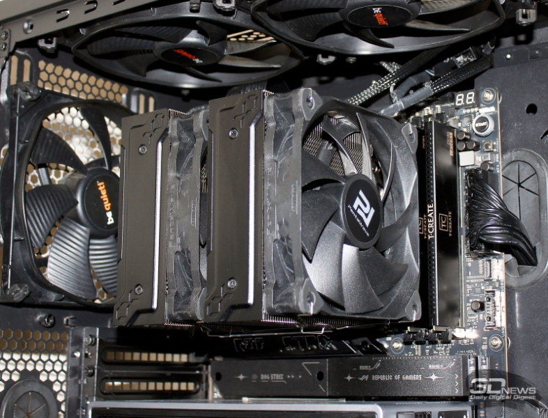 Обзор и тест процессорного кулера PCCooler RT500 TC ARGB: 245 ватт с одной башни?