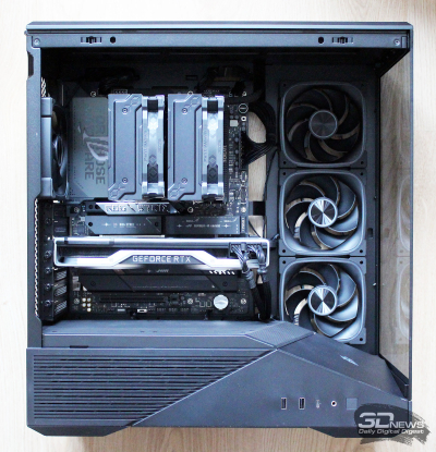 Обзор и тестирование стильного корпуса 1stplayer GM7: сталь, пластик, два стекла