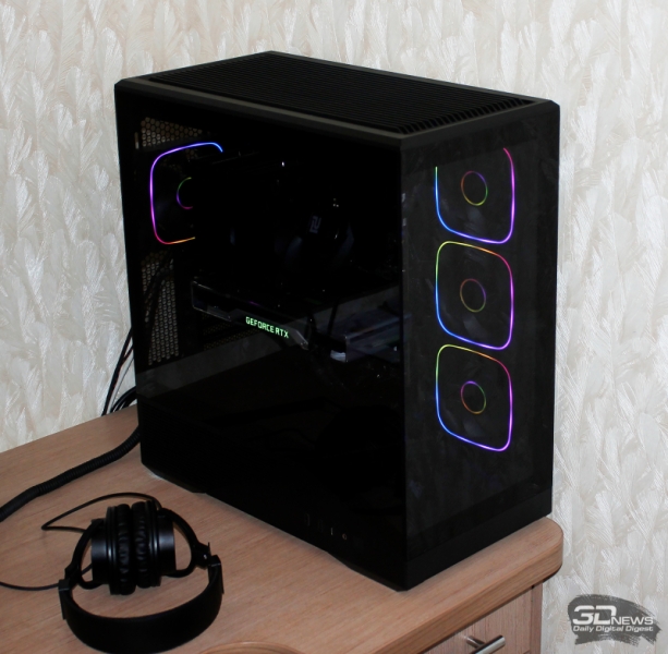 Обзор и тестирование стильного корпуса 1stplayer GM7: сталь, пластик, два стекла