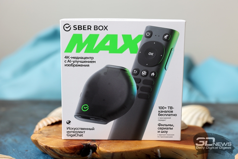 Обзор медиаприставки SberBox Max: быстрый Макс