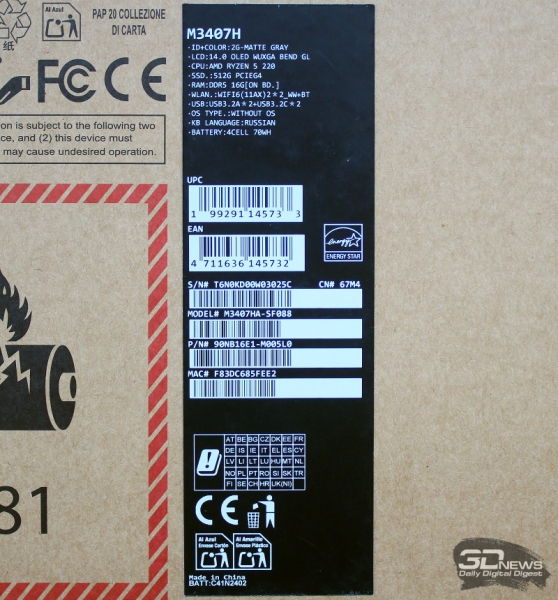 Обзор ноутбука ASUS Vivobook S14 (M3407HA): разрыв шаблонов рынка