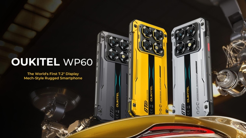 Oukitel WP60 &mdash; сверхпрочный смартфон с ёмкой батареей и ярким дизайном