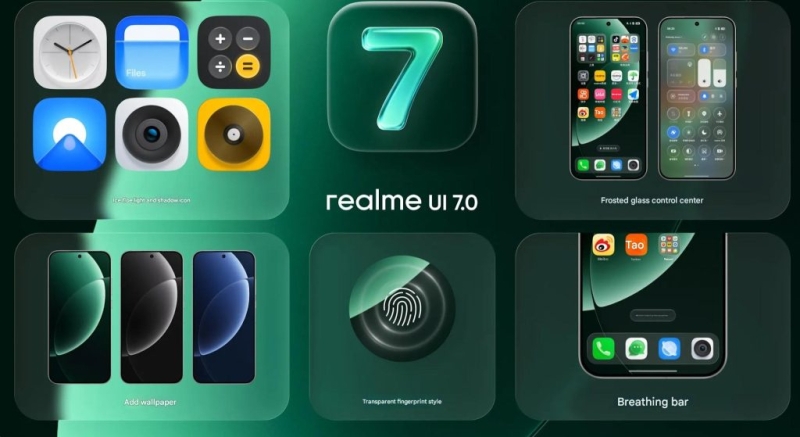 Realme представила оболочку Realme UI 7.0 с дизайном в стиле Apple Liquid Glass — её получат почти 50 смартфонов