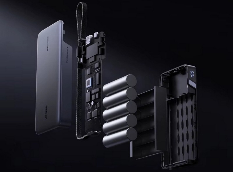 Ugreen предлагает пауэрбанк Nexode 165 Вт 25000 мА·ч, зарядку Nexode 100 Вт с выдвижным кабелем и USB-концентратор 12-в-1