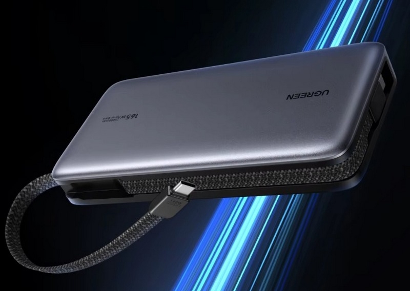 Ugreen предлагает пауэрбанк Nexode 165 Вт 25000 мА·ч, зарядку Nexode 100 Вт с выдвижным кабелем и USB-концентратор 12-в-1