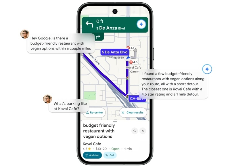 В «Google Картах» появился ИИ-ассистент Gemini — главное не заболтаться и не пропустить свой поворот