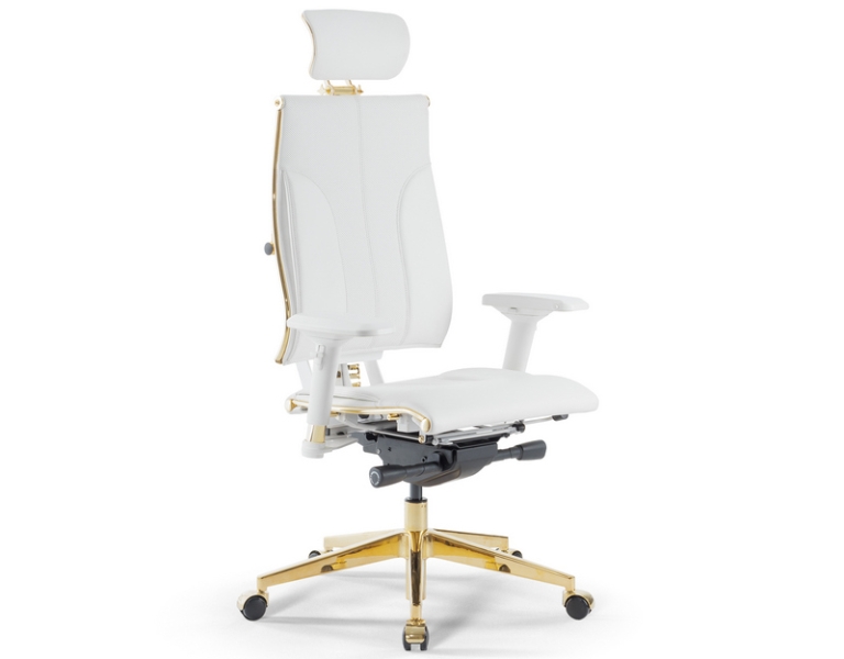 В России представили компьютерное кресло за 5 млн рублей&nbsp;&mdash; с золотом, бриллиантами и&nbsp;&laquo;позвоночником&raquo;