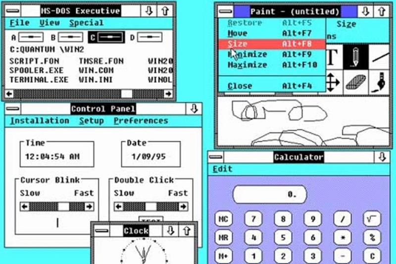 Windows 1.0 вышла ровно 40 лет назад &mdash; ей хватало 256 Кбайт ОЗУ и одной дискеты
