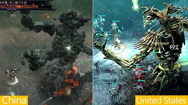Журналисты показали, как выглядит версия Diablo IV для Китая &mdash; никакой крови, черепов и скелетов