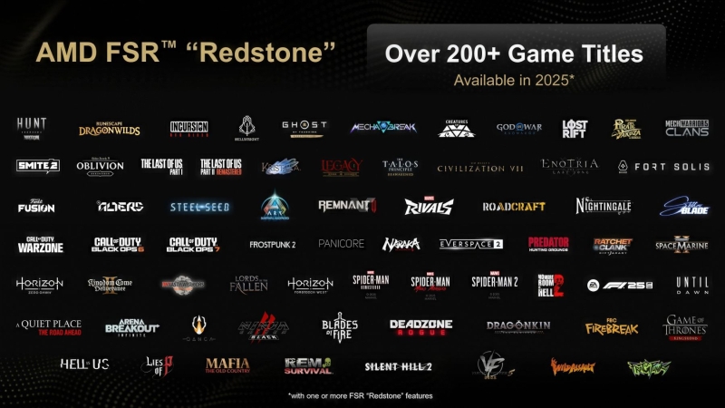 AMD FSR Redstone наконец вышла: ИИ-масштабирование, генератор кадров и реконструкция лучей — но только для самых новых Radeon