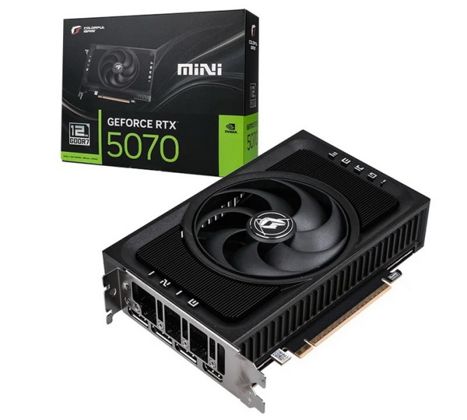Colorful выпустила компактные видеокарты iGame GeForce RTX 5060 Ti Mini и RTX 5070 Mini OC