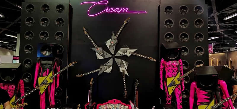 Cream Guitars представила гитару, цвет которой может меняться под музыку