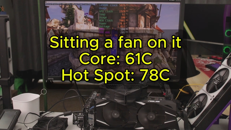 Энтузиаст приделал два процессорных кулера к GeForce RTX 2060 &mdash; температура упала на 35&nbsp;&deg;C