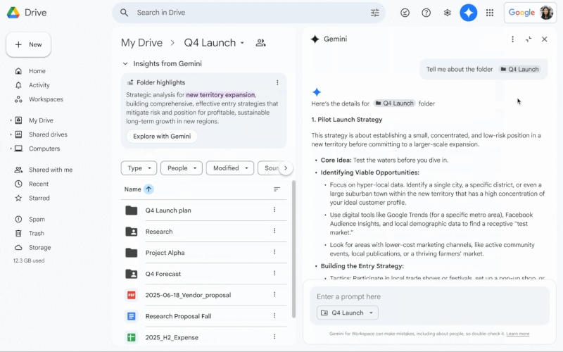 Gemini добавили в «Google Диск» — ИИ обеспечит умный поиск по файлам и папкам, но бесплатно не работает