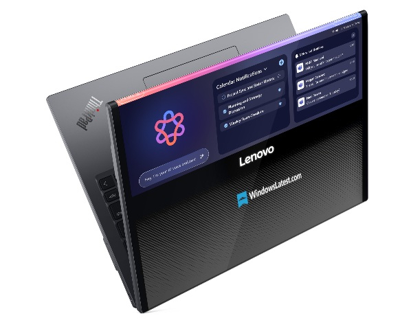 Lenovo покажет на CES 2026 ноутбук ThinkPad Rollable XD Concept со сворачивающимся вертикально OLED-экраном