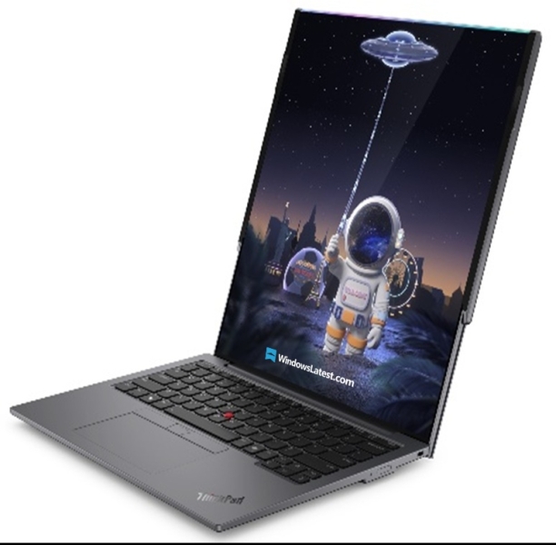 Lenovo покажет на CES 2026 ноутбук ThinkPad Rollable XD Concept со сворачивающимся вертикально OLED-экраном
