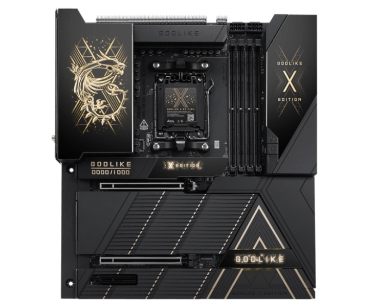 Материнская плата за $1300: MSI запустила продажи MEG X870E Godlike X Edition