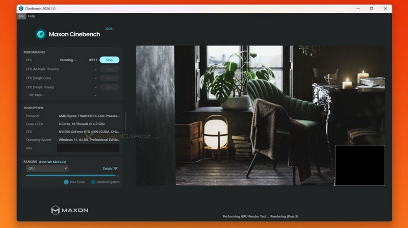 Maxon выпустила Cinebench 2026 с поддержкой новейших GPU AMD и Nvidia