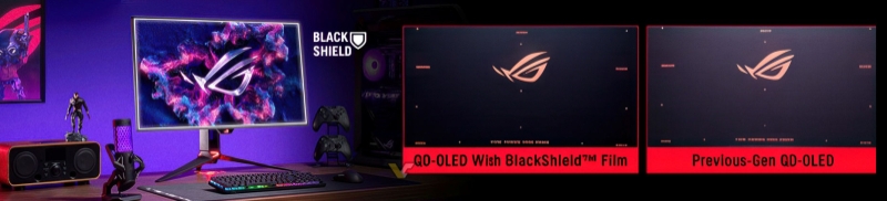 Монитор Asus ROG PG32UCDM3 Black Shield QD-OLED предложит поддержку DisplayHDR True Black 500 и DisplayPort 2.1