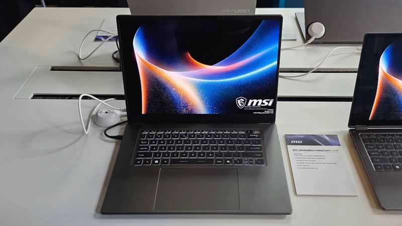 MSI показала Prestige 13 — первый ультрабук с Panther Lake и OLED в корпусе массой 1 кг