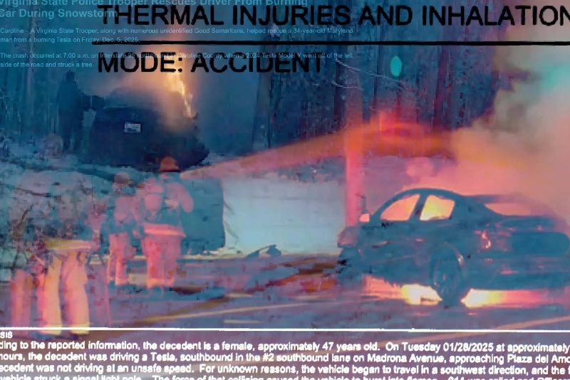 Не менее 15 человек погибли после ДТП из-за заблокировавшихся дверей автомобилей Tesla