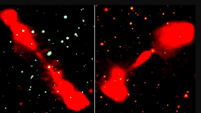 Обнаружены &laquo;плазменные пушки&raquo; вселенского масштаба &mdash; 53 квазара с джетами длиною в миллионы световых лет