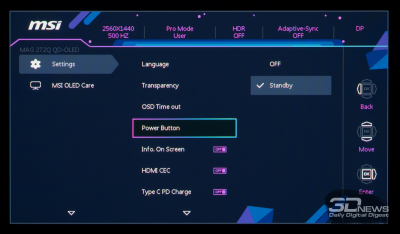 Обзор игрового OLED WQHD-монитора MSI MAG 272QP QD-OLED X50: облегченный болид