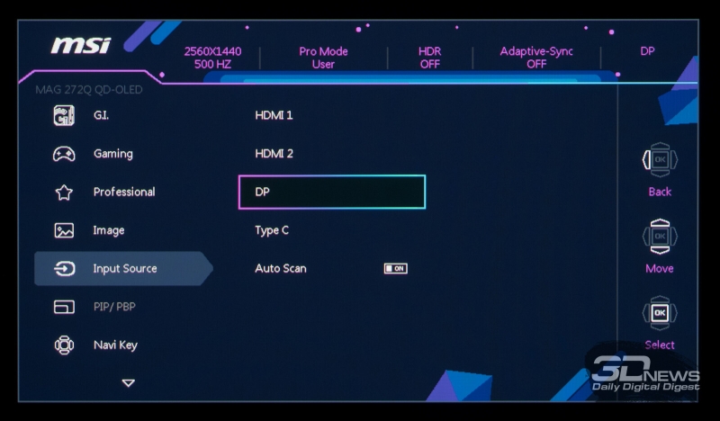 Обзор игрового OLED WQHD-монитора MSI MAG 272QP QD-OLED X50: облегченный болид