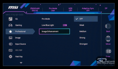 Обзор игрового OLED WQHD-монитора MSI MAG 272QP QD-OLED X50: облегченный болид