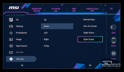Обзор игрового OLED WQHD-монитора MSI MAG 272QP QD-OLED X50: облегченный болид