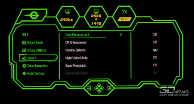 Обзор игрового QD-OLED WQHD-монитора Titan Army G2785S: новый китайский подход