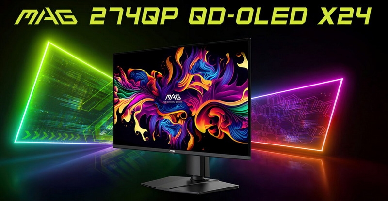OLED, 1440p и 240 Гц за $500: MSI выпустила 27-дюймовый игровой монитор MAG 274QP QD-OLED X24