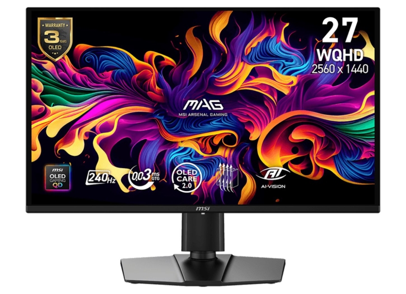 OLED, 1440p и 240 Гц за $500: MSI выпустила 27-дюймовый игровой монитор MAG 274QP QD-OLED X24