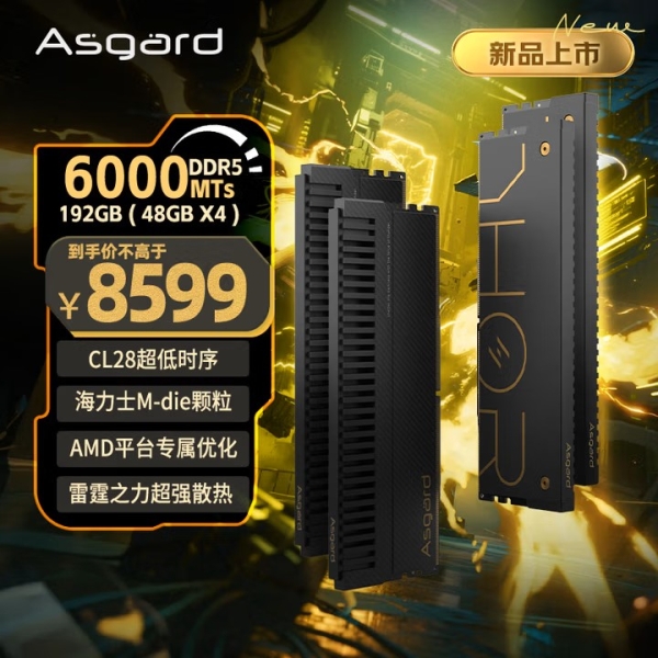 Оперативка по цене самой мощной видеокарты: Asgard выпустила набор DDR5 дороже RTX 5090