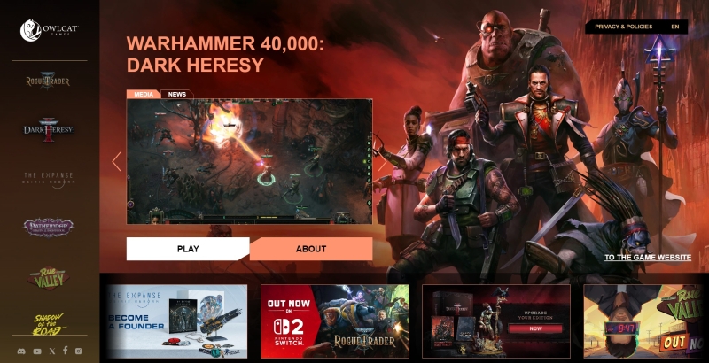 Owlcat Games запустит собственный лаунчер, чтобы игрокам было проще следить за проектами студии &mdash; подробности Owlcat Launcher